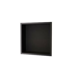 Hornacina cuadrada en negro mate