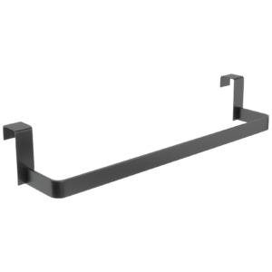 Toallero black gun metal para mueble