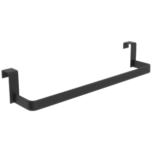 Toallero negro mate para mueble