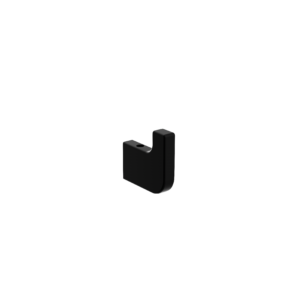 Percha individual negro mate